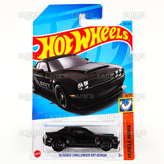 2023 Hot Wheels - 18 DODGE CHALLENGER SRT DEMON #151 black - HKK90