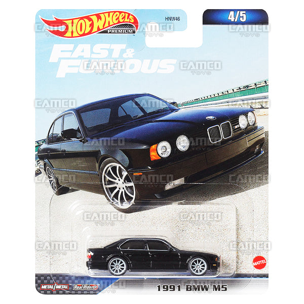 1991 BMW M5 4/5 black - Hot Wheels 2023 Fast & Furious