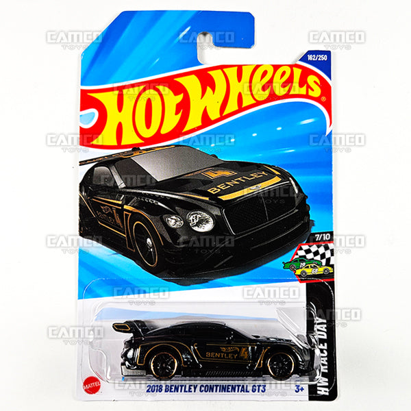 2025 Hot Wheels 2018 BENTLEY CONTINENTAL GT3 162/250 HW Race Day Series 7/10 Black
