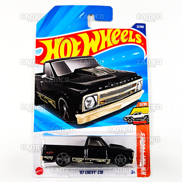 2025 Hot Wheels 67 CHEVY C10 #21 - HW Hot Trucks Series Black