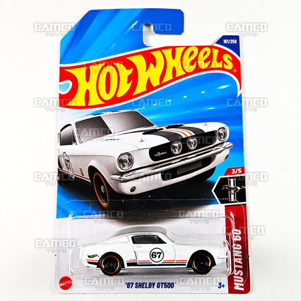 2025 Hot Wheels 67 SHELBY GT500 161/250 - Mustang 60 Series 3/5 White