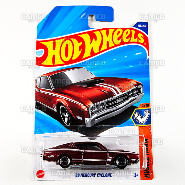 2025 Hot Wheels 69 MERCURY CYCLONE #165 Muscle Mania Series Red
