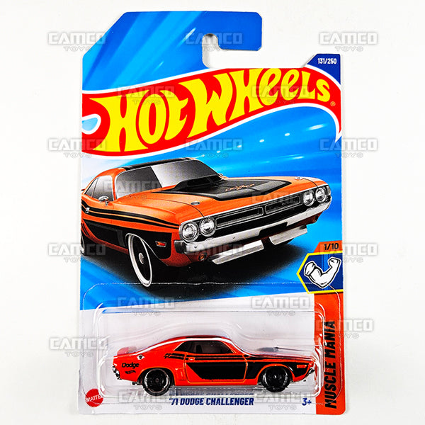 2025 Hot Wheels 71 DODGE CHALLENGER #131 Muscle Mania Orange