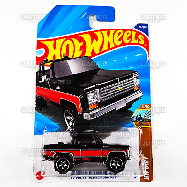 2025 Hot Wheels 75 CHEVY BLAZER CUSTOM 115/250 - HW Hot Trucks Series 5/10 Black