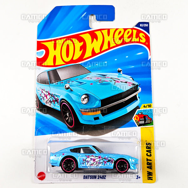 2025 Hot Wheels DATSUN 240z 62/250 - HW Art Cars Series 7/10 Blue