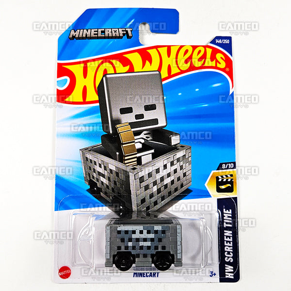 2025 Hot Wheels MINECART #146 MineCraft - HW Screen Time Series