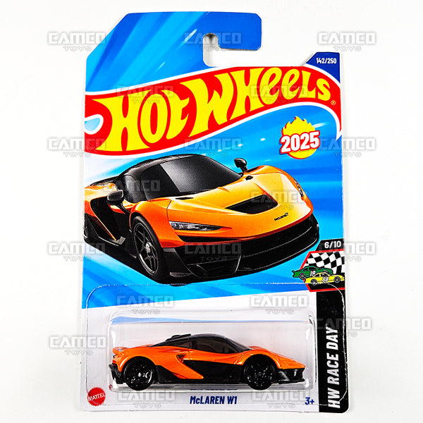 2025 Hot Wheels McLaren W1 142/250 - HW Race Day Series 6/10 Orange
