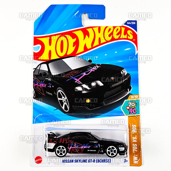 2025 Hot Wheels Nissan Skyline GT-R (BCNR33) 144 black - HW 70s vs 90s Series