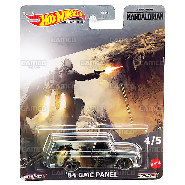 64 GMC Panel 4/5 - Star Wars The Mandalorian - 2023 Hot Wheels Premium Pop Culture 1:64 Diecast Case T Assortment DLB45-979T by Mattel.