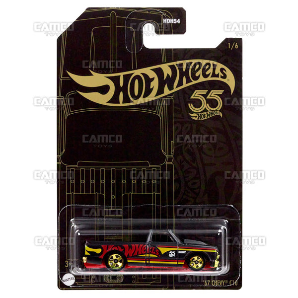 67 Chevy C10 #1 - 2023 Hot Wheels Pearl and Chrome 1:64 Diecast Basic C Case Assortment HDH54-956C by Mattel.