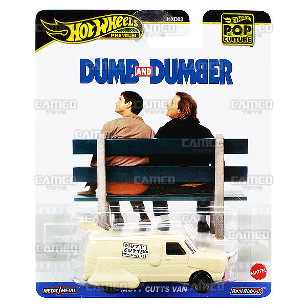 Mutt Cutts Van (HVJ35) Dumb and Dumber - 2024 Hot Wheels Premium Pop Culture Case C Assortment 1:64 Diecast Metal/Metal with Real Riders HXD63-956C by Mattel.