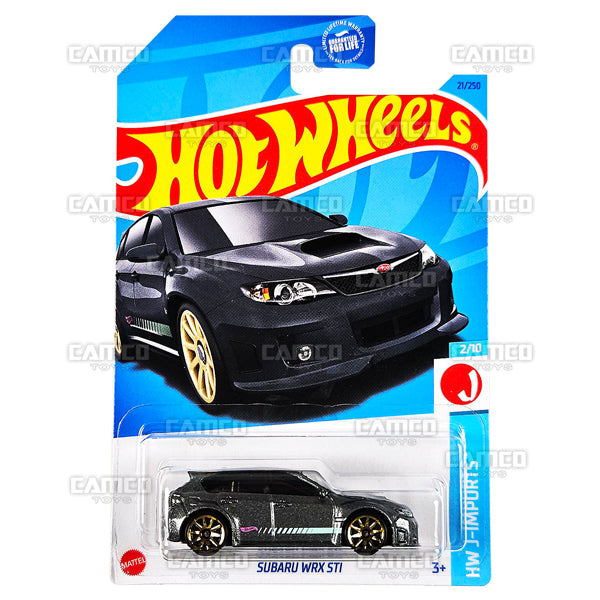 Subaru WRX STI #21 gray - 2023 Hot Wheels Basic Mainline - Camco Toys