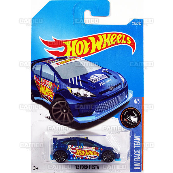 12 Ford Fiesta #210 blue - 2017 Hot Wheels