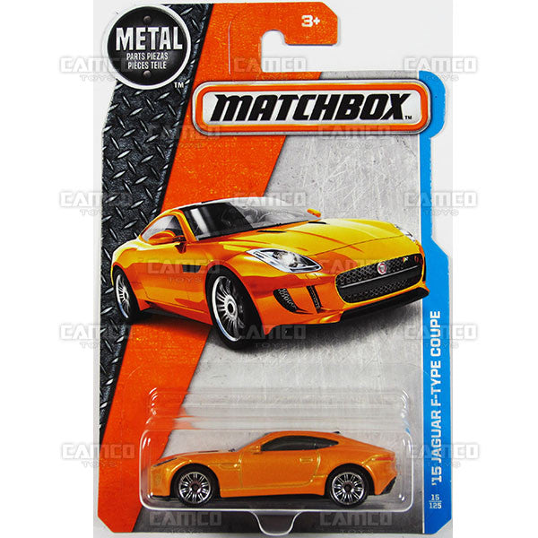 15 Jaguar F-Type Coupe #15 orange - 2016 Matchbox