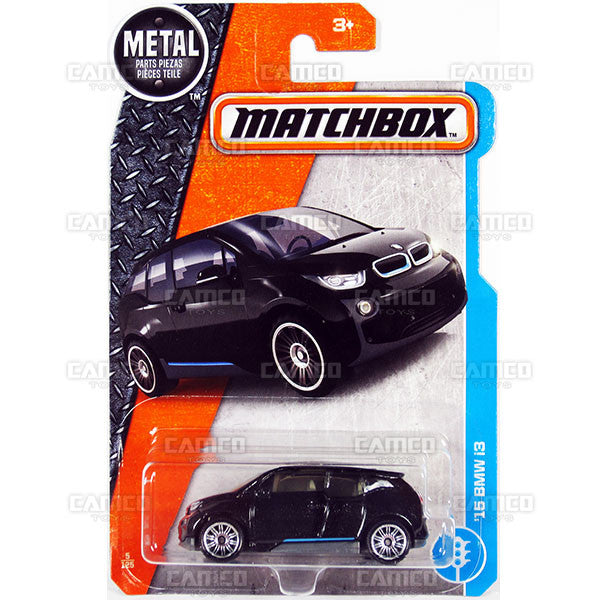 15 BMW i3 #5 black - from 2017 Matchbox Basic J Case Assortment 30782 by Mattel.