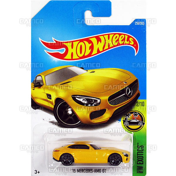 15 Mercedes - AMG GT #256 yellow - 2017 Hot Wheels