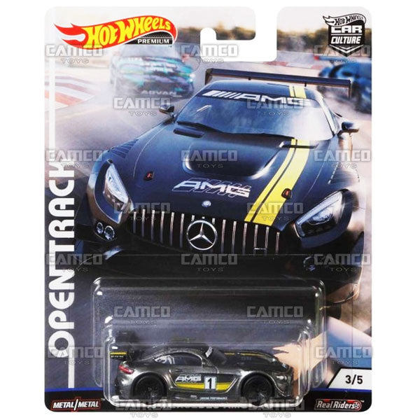 16 Mercedes-AMG GT3 - 2019 Hot Wheels Car Culture H Case OPEN TRACK Assortment FPY86-956H by Mattel.