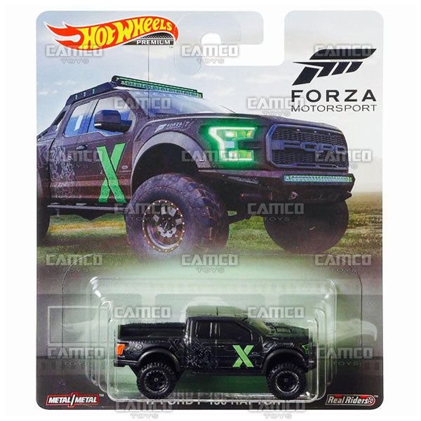 17 Ford F-150 Raptor (Forza Motorsport) - 2019 Hot Wheels Premium Retro Entertainment P Case Assortment DMC55-956P by Mattel.