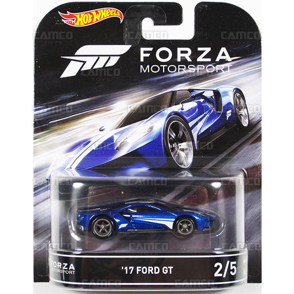 17 FORD GT - 2016 Hot Wheels Retro Entertainment D Case (FORZA Motorsport) Assortment DMC55-959D by Mattel