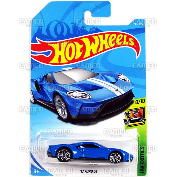 17 Ford GT #99 blue - 2018 Hot Wheels Basic Mainline E Case Assortment C4982 by Mattel.