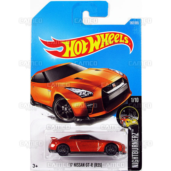 17 Nissan GT-R (R35) #282 orange - 2017 Hot Wheels
