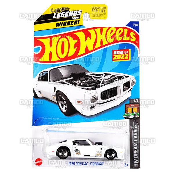 ミニカー 100% HOT WHEELS 1970 FIREBIRD T/A 1970 Pontiac Firebird #1 white - Legends Tour - 2022 Hot