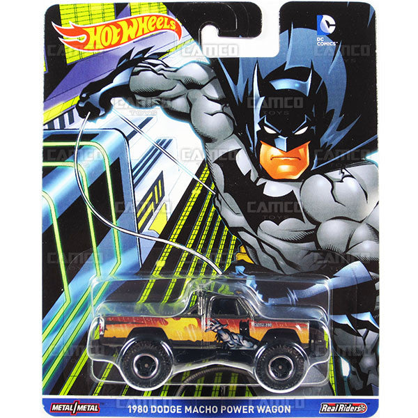 1980 DODGE MACHO POWER WAGON - from 2016 Hot Wheels Pop Culture D Case (DC COMICS BvS) Assortment DLB45-956D by Mattel.