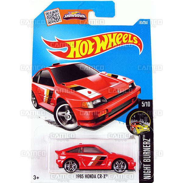 1985 Honda CR-X #85 Red - 2016 Hot Wheels Basic Mainline H Case WorldWide Assortment C4982