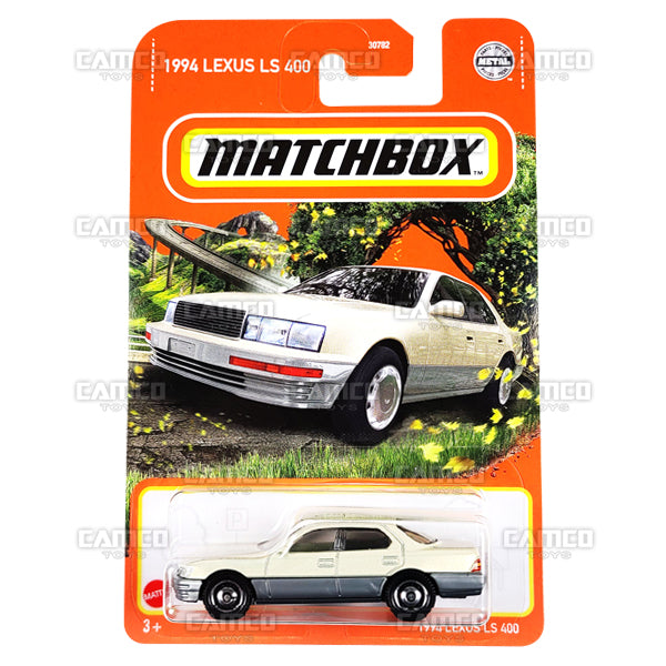 1994 Lexus LS 400 - 2022 Matchbox Basic Mainline 1:64 Case Assortment 30782 by Mattel.