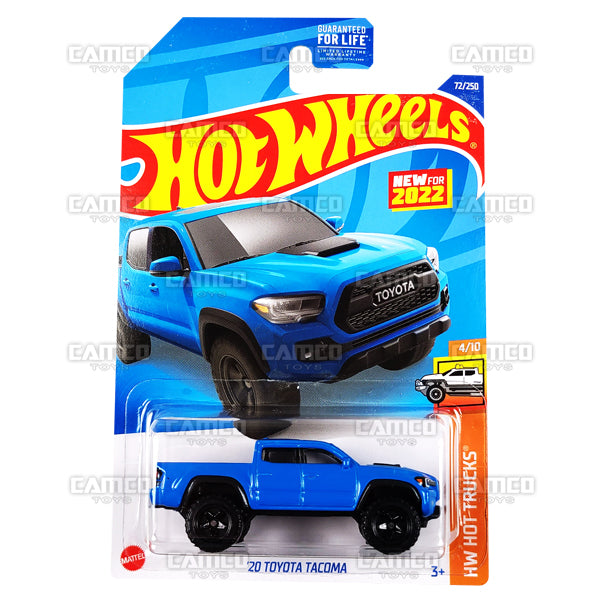 20 Toyota Tacoma #72 blue - 2022 Hot Wheels