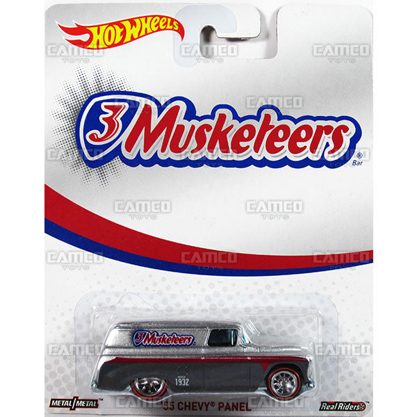 55 CHEVY PANEL (3 Musketeers) - 2015 Hot Wheels Pop Culture B Case (MARS Candy) Assortment CFP34-956B by Mattel.