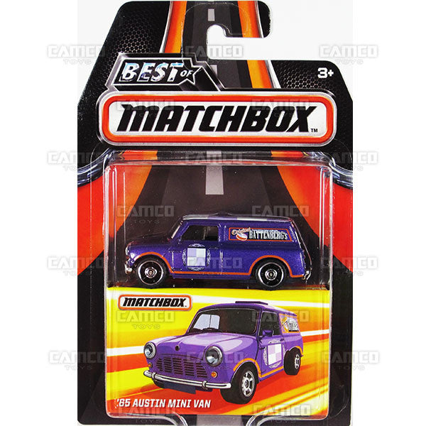 65 Austin Mini Van - from 2016 Matchbox Best of World A Case Assortment DKC59-986A by Mattel.