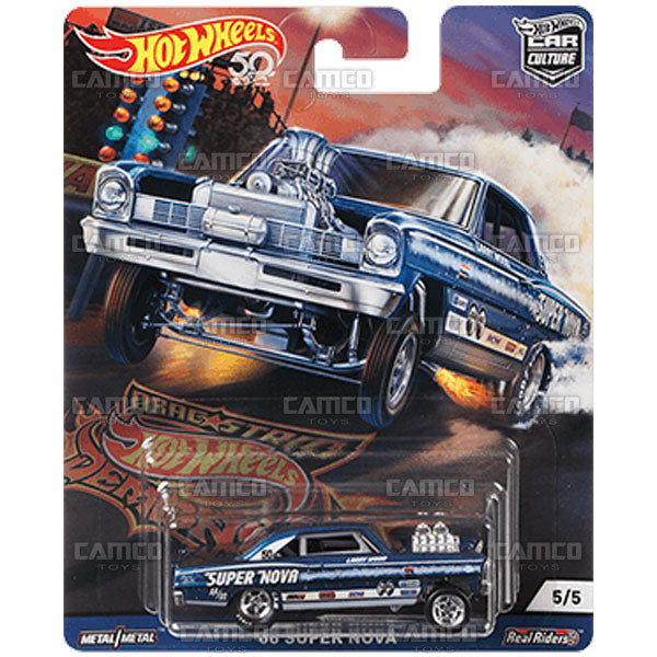 66 Super Nova - 2018 Hot Wheels Car Culture F Case DRAG STRIP DEMONS Assortment FPY86-956F by Mattel.