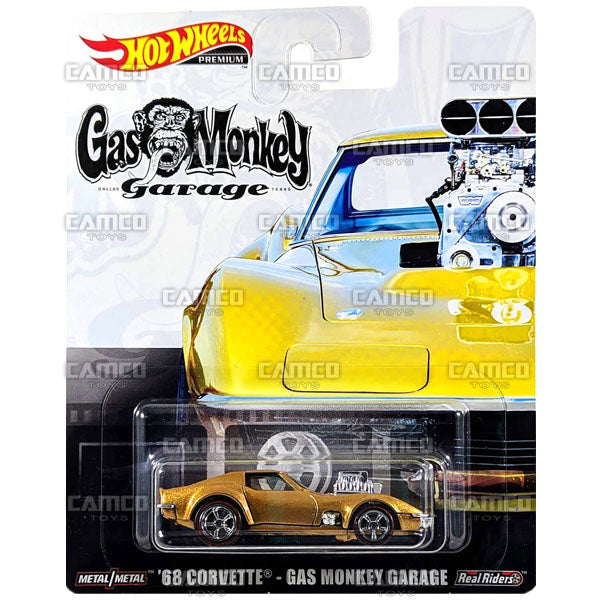 68 CORVETTE Gas Monkey Garage - 2019 Hot Wheels Premium Retro Entertainment M Case Assortment DMC55-956M by Mattel.