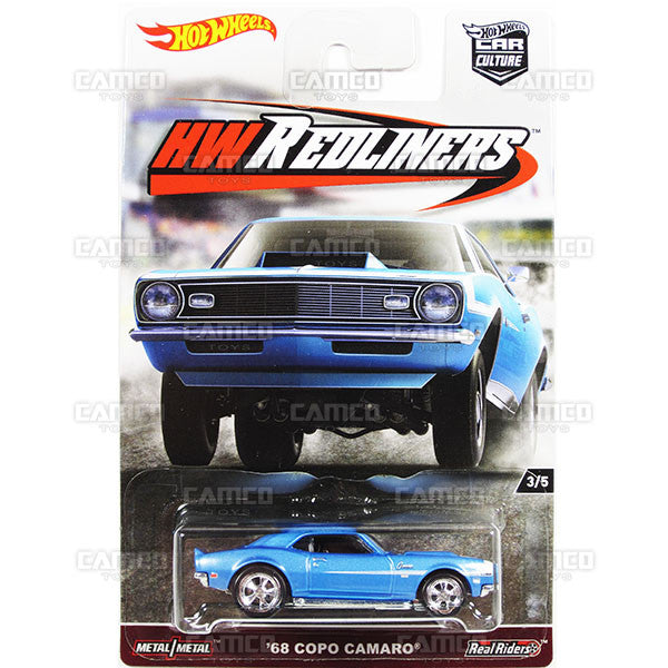 68 Copo Camaro - from 2017 Hot Wheels Car Culture G Case (REDLINERS) Assortment DJF77-956G by Mattel.