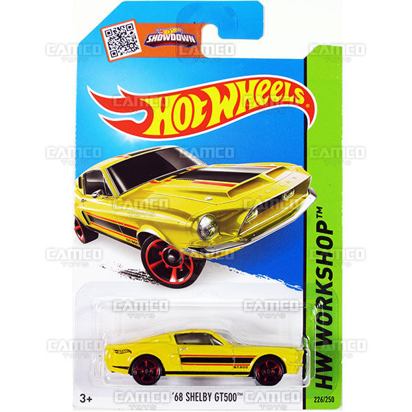 68 Shelby GT500 #226 yellow (HW Workshop) - 2015 Hot Wheels Basic Mainline C4982