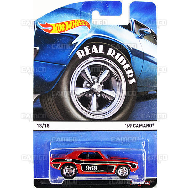 69 Camaro - 2015 Hot Wheels Heritage E Case (Real Riders) Assortment BDP91-956E by Mattel.