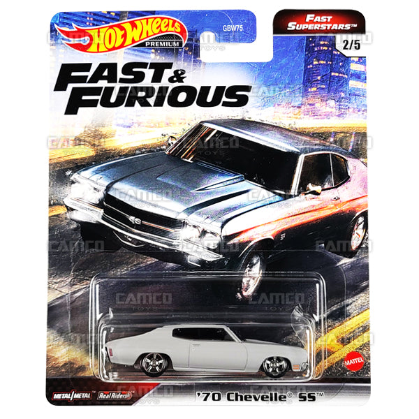 HOT WHEELS 1970 CHEVROLET CHEVELLE MK2 SS NO5 FAST & FURIOUS 1/64 - a HOT WHEELS 1970 CHEVROLET CHEVELLE MK2 SS NO5 FAST & FURIOUS 1/64 - a