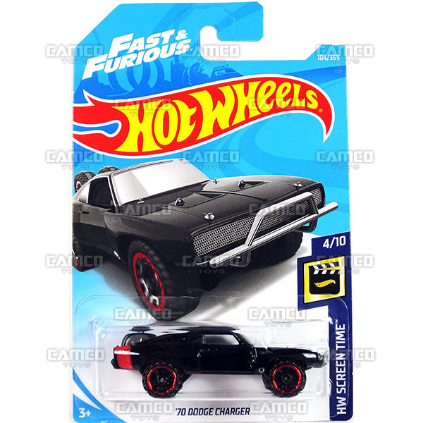 70 Dodge Charger #104 Fast &amp; Furious - 2018 Hot Wheels Basic Mainline E Case Assortment C4982 by Mattel.