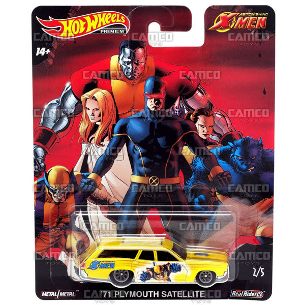 71 Plymouth Satellite - 2019 Hot Wheels Premium Pop Culture B Case X-MEN Assortment DLB45-946B by Mattel.