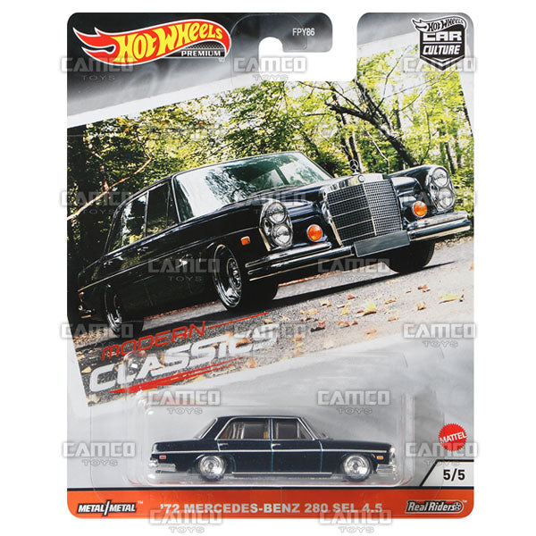 72 Mercedes-Benz 280 SEL 4.5 - 2020 Hot Wheels Premium Car Culture S Case MODERN CLASSICS Asortment FPY86-956S by Mattel.