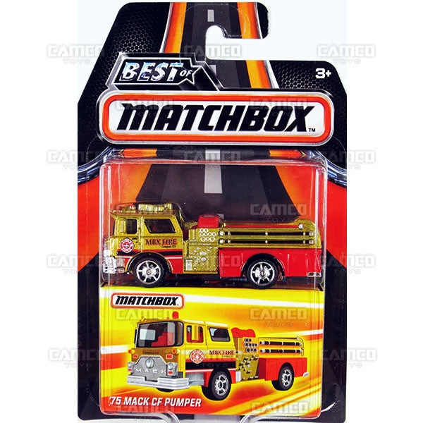 75 Mack CF Pumper - from 2016 Matchbox Best of World A Case Assortment DKC59-986A by Mattel.