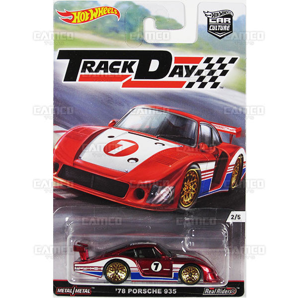 78 PORSCHE 935 - from 2016 Hot Wheels Car Culture D Case (TRACK DAY) Assortment DJF77-956D by Mattel.