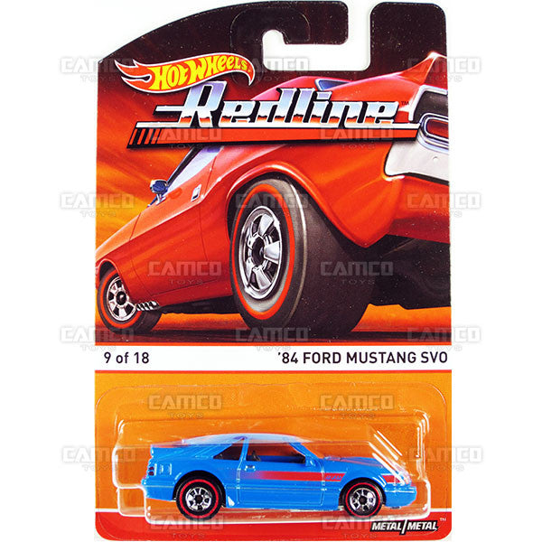 84 Ford Mustang SVO - 2015 Hot Wheels Heritage D Case (Redline) Assortment BDP91-956D by Mattel.