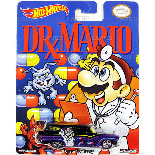 8 CRATE DELIVERY (Dr. Mario) - 2015 Hot Wheels Pop Culture F Case (SUPER MARIO) Assortment CFP34-956F by Mattel.