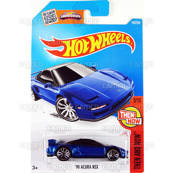 90 Acura NSX #103 Blue - 2016 Hot Wheels Mainline C Case WorldWide Assortment C4982