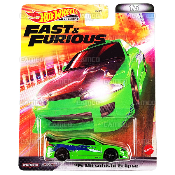95 Mitsubishi Eclipse (green) - Hot Wheels Fast & Furious
