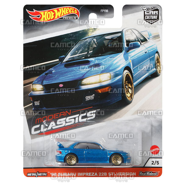 98 Subaru Impreza 22B STI-Version - 2020 Hot Wheels Premium Car Culture S Case MODERN CLASSICS Asortment FPY86-956S by Mattel.