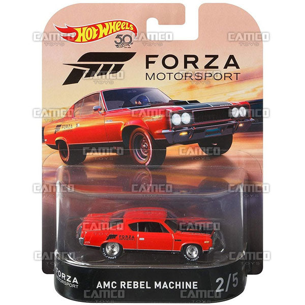 AMC Rebel Machine (Forza Motorsport) - 2018 Hot Wheels Retro Replica Entertainment J Case assortment DMC55-956J by Mattel.