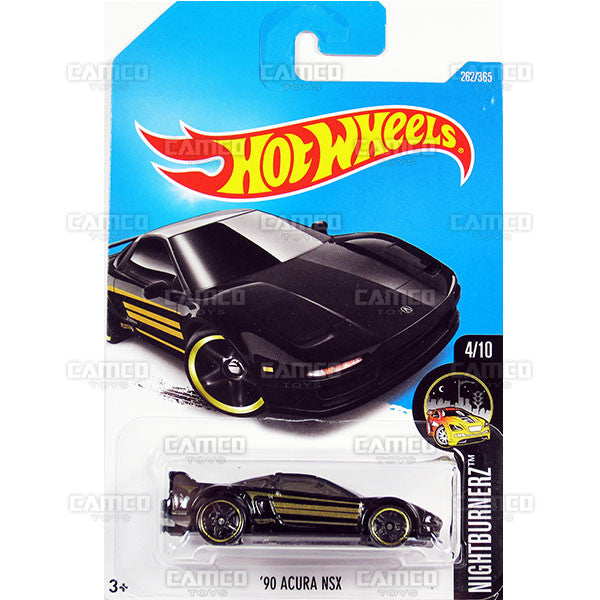 Acura NSX #262 black (Nightburnerz) - 2017 Hot Wheels Basic Mainline L Case - C4982